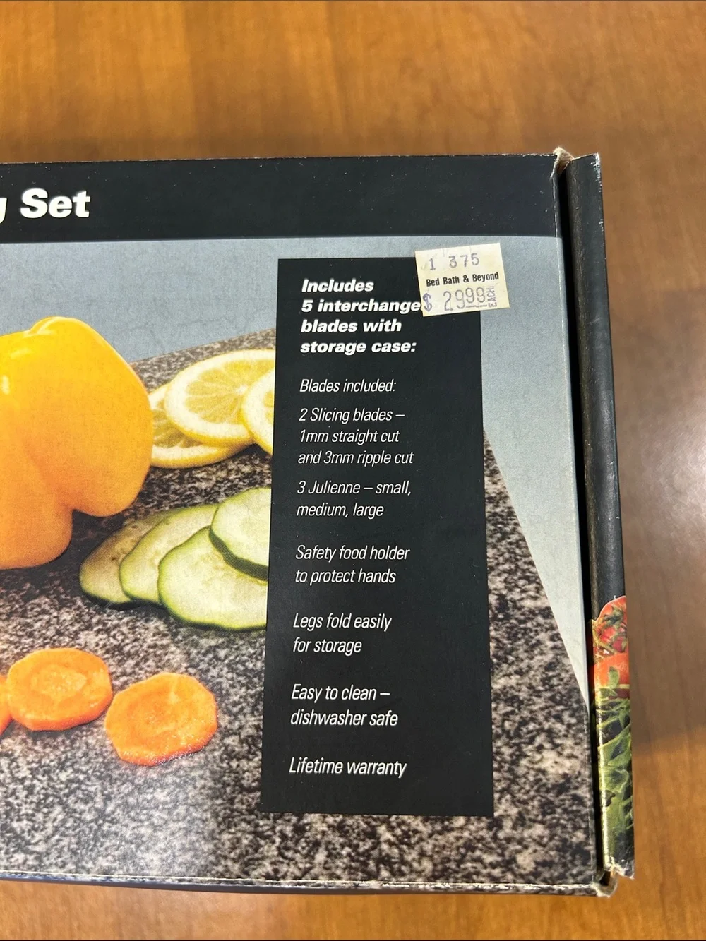 Oneida Stainless Steel Mandolin slicing set